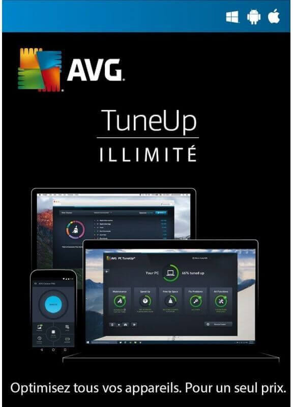 Avg Tuneup 2021 Appareils Illimités 1 An