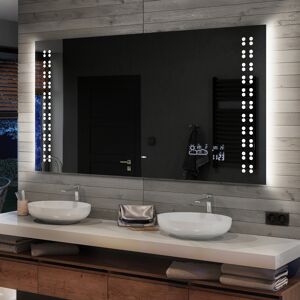 Artforma Rectangulaire Illumination LED miroir sur mesure eclairage salle de bain L55 50x50 - Publicité