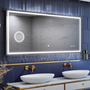 Artforma Miroir Avec LED Illumination Salle De Bain - SlimLine L49 50x50 - Publicité