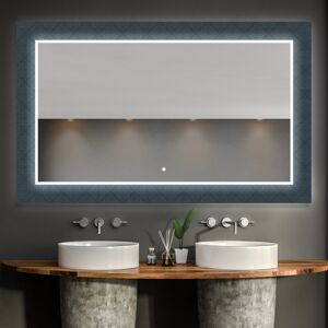 Artforma Miroir Décoratif Rétroéclairé Pour La Salle De Bains - Elegant 50x50 - Publicité