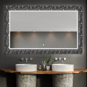 Artforma Miroir Décoratif Rétroéclairé Pour La Salle De Bains - Gohtic 50x50 - Publicité