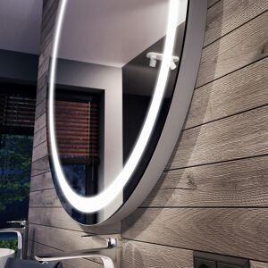 Artforma Rond Illumination LED Miroir Sur Mesure Eclairage Salle De Bain L33 50x50 - Publicité