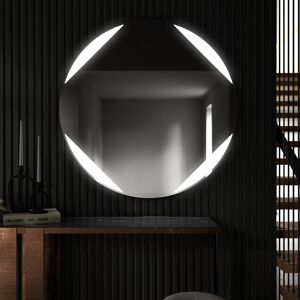 Artforma Rond Illumination LED Miroir Sur Mesure Eclairage Salle De Bain L114 50x50 - Publicité