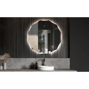Artforma Illumination LED miroir sur mesure eclairage salle de bain L193 50x50 - Publicité