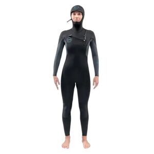 Dakine Wetsuits Dakine Mission Hooded 6mm Chest Zip Combinaison Neoprene Femme (Noir)