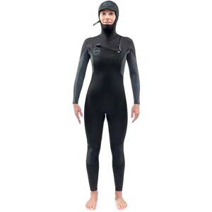 Dakine Wetsuits Dakine Quantum Hooded 5mm Chest Zip Combinaison Neoprene Femme (Noir)