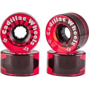 Cadillac Wheels Cadillac Mini 78A Roues 4-Pack (56mm - Rouge)