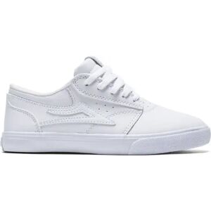 Lakai Griffin Kids Chaussures Skate (White Leather)