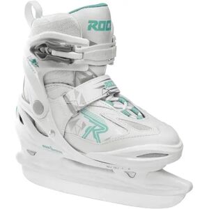 Roces Moody 3.0 Patins à Glace Ajustables Filles (Blanc)