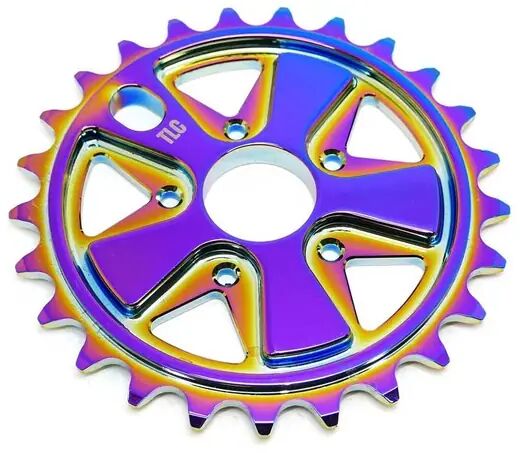 TLC Couronne BMX TLC Vintage 5-Spoke (Rainbow - 25T) TLC Couronne BMX TLC Vintage 5-Spoke (Rainbow - 25T)