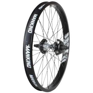 Mankind Vision 20 Cassette BMX Roue arriere (Matt Black/Polished Silver - Left hand drive)