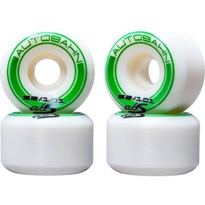 Autobahn GT1 Wide Body 101A Roues Skate 4-Pack (52mm - Blanc)