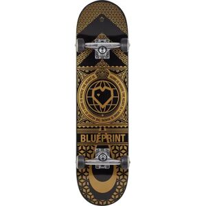 Blueprint Home Heart Skateboard Complet (Noir/Or)