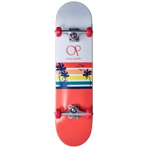 Ocean Pacific Sunset Skateboard Complet (Blanc/Rouge)