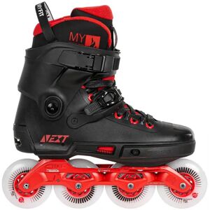 Powerslide Next Noir Rouge 80 Rollers freeskate (Noir)