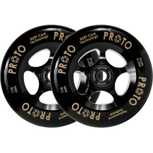 Proto Grippers Roues Trottinette 2-Pack (110mm - Black On Black)