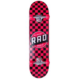 RAD Skateboards RAD Checkers Skateboard Complet (Rouge)