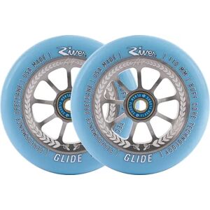 River Glide Juzzy Carter Roues Trottinette Freestyle Pack de 2 (110mm - Serenity)