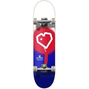 Blueprint Spray Heart V2 Skateboard Complet (Rouge/Bleu)