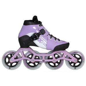 Powerslide 3X Evo Ajustable Inline Roller vitesse Enfants (Lavender)
