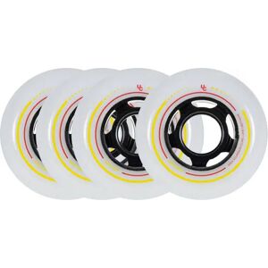 Undercover Milky Roues rollers Pack de 4 (68mm - Blanc/Jaune)