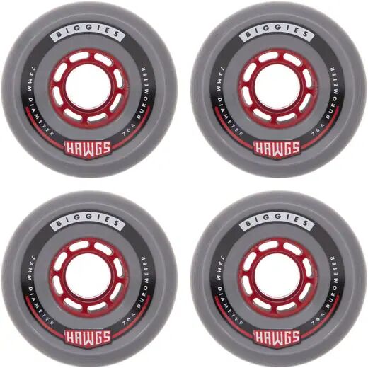 Hawgs Roues Longboard Hawgs Bigger Biggie Pack de 4 (73mm - Gris) Hawgs Roues Longboard Hawgs Bigger Biggie Pack de 4 (73mm - Gris)