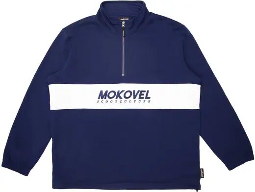 Mokovel Scoot Culture Zipper Sweatshirt (Bleu) Mokovel Scoot Culture Zipper Sweatshirt (Bleu)