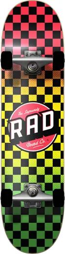 RAD Skateboards Skateboard Complet RAD Checkers (Rasta) RAD Skateboards Skateboard Complet RAD Checkers (Rasta)