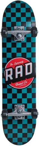 RAD Skateboards Skateboard Complet RAD Checkers (Checkers Teal) RAD Skateboards Skateboard Complet RAD Checkers (Checkers Teal)