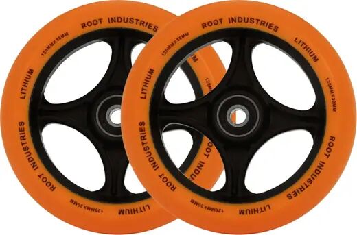 Root Industries Roues Trottinette Freestyle Root Lithium Pack de 2 (120mm - Orange) Root Industries Roues Trottinette Freestyle Root Lithium Pack de 2 (120mm - Orange)