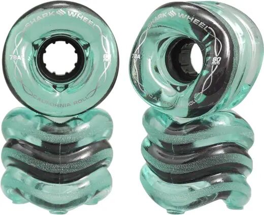 Shark Wheel Roues Longboard Shark California Roll (60mm - Transparent Emerald) Shark Wheel Roues Longboard Shark California Roll (60mm - Transparent Emerald)