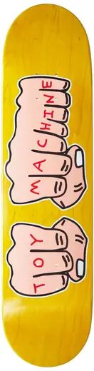 Toy Machine Skateboard Deck Toy Machine Fists (Jaune) Toy Machine Skateboard Deck Toy Machine Fists (Jaune)