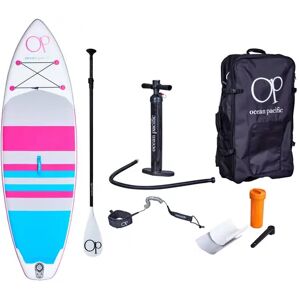 Ocean Pacific Sunset All Round 9'6 Paddle Gonflable (Blanc/Gris/Rose)
