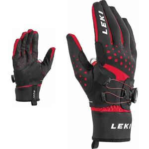 Leki Nordic Tune Shark Boa Ski Gants (Noir/Rouge)