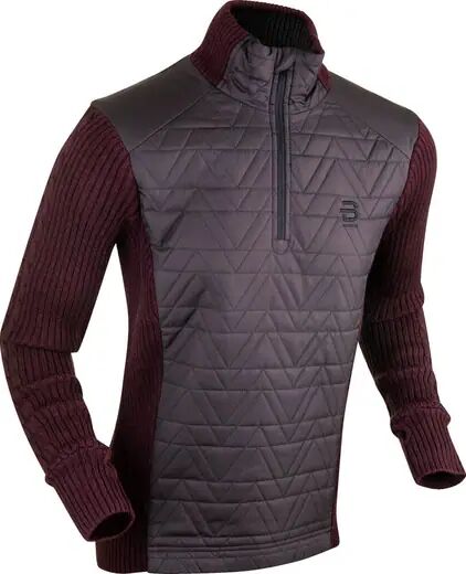 Bjørn Dæhlie Half Zip Comfy Wool Pull (Fig Melange) Bjørn Dæhlie Half Zip Comfy Wool Pull (Fig Melange)
