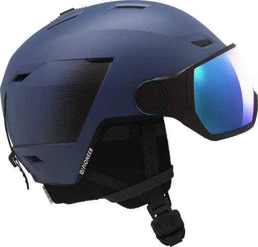 Salomon Casque Ski Salomon Pioneer LT Visor (Bleu) Salomon Casque Ski Salomon Pioneer LT Visor (Bleu)