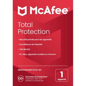 Mcafee Total Protection 2024 1 Appareil 1 An