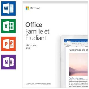 Microsoft Office Famille Et Étudiant 2019 Pc/mac