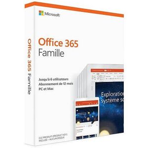 Microsoft Code D'activation Office 365 Pack Famille