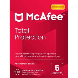 Mcafee Total Protection 2024 5 Appareils 1 An - Publicité