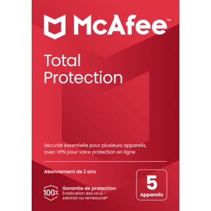 Mcafee Total Protection 2024 5 Appareils 2 Ans