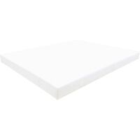 Sommier Essenzia Déco Simili Blanc 90×200