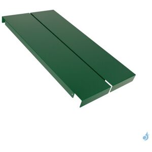 Poujoulat Paire de tuiles de couverture pour COLORS - Vert Mousse RAL 6005