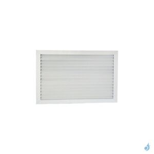 Condizionati Grille a? lamelles horizontales Blanc Mat 440 x 300 mm avec precadre