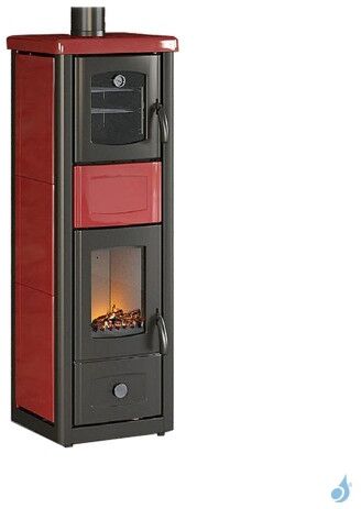 Poêle à bois avec four de cuisson Anselmo Cola Enea Puissance 7.5kW