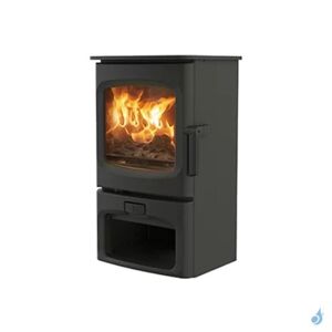 Poele a bois Charnwood Aire 3 avec porte buche Puissance 3.7kW