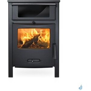 Poele a bois avec four de cuisson Lacunza Sagra CH Puissance 9kW