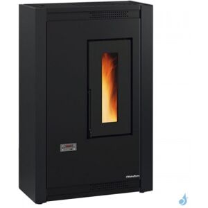 La Nordica Extraflame Poele a granules ventile Extraflame Luisella Puissance 4.4kW Sortie Fumee Posterieure ou Superieure