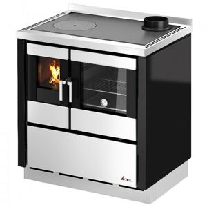 Cuisiniere a bois CADEL Kook 80 Puissance 7.5kW Sortie Fumee Posterieure ou Superieure