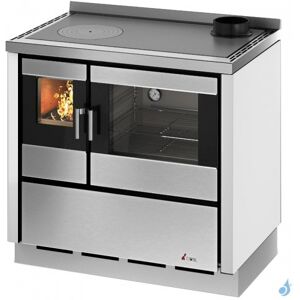 Cuisiniere a bois CADEL Kook 90 4.0 Puissance 7.5kW Sortie Fumee Posterieure ou Superieure